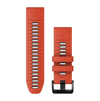 QuickFit 26mm for epix pro(g2)  Watch Bands Flame Red/Graphite Silicone - 010-13281-04 - Garmin